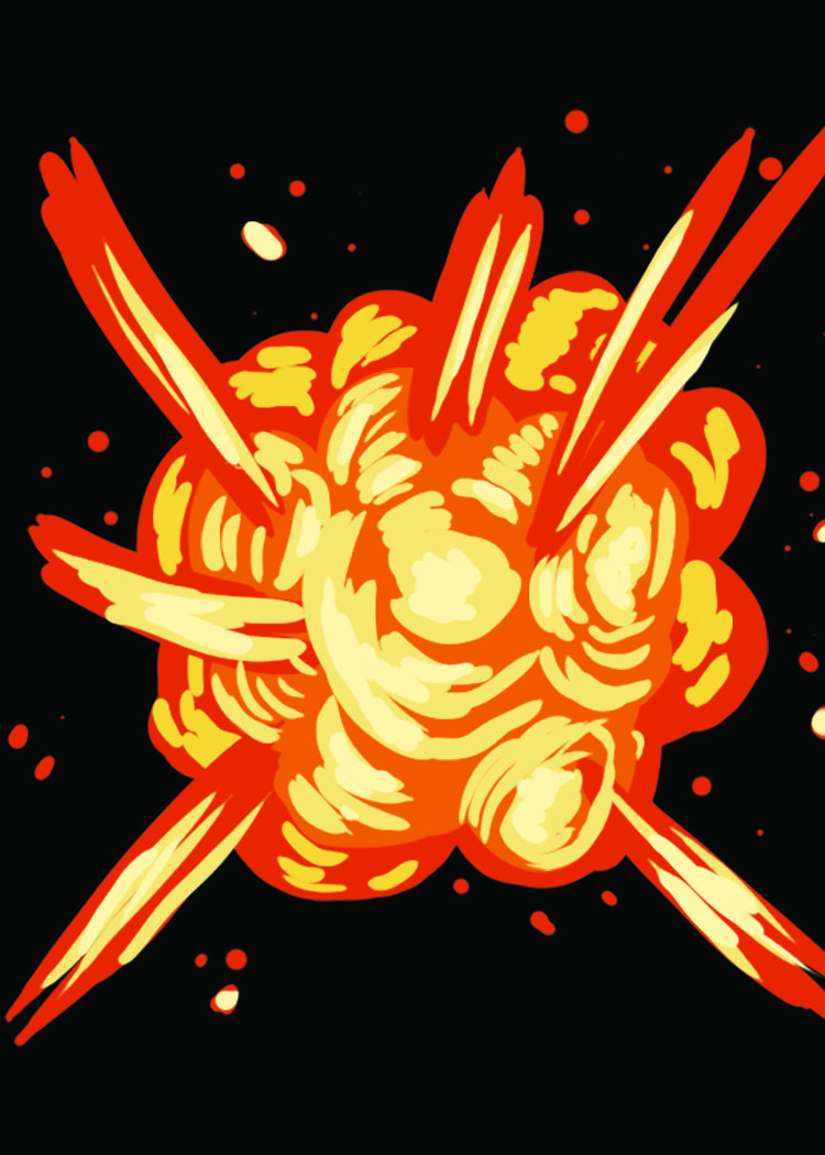 Explosion card